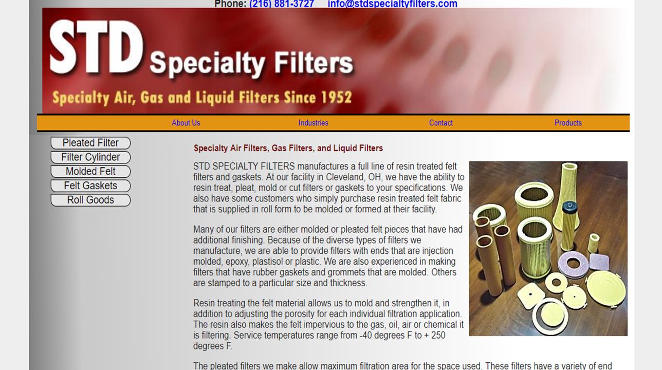 STD Specialty Filters, Inc.