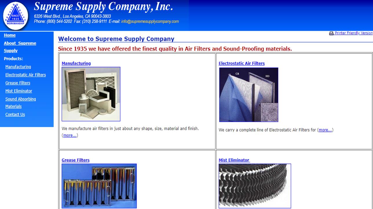 Supreme Supply Company
